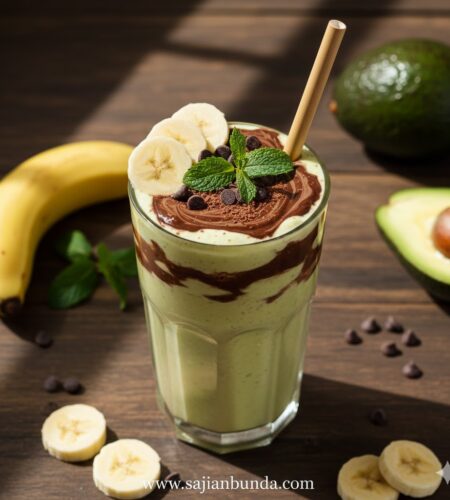 Smoothie Alpukat Pisang Cokelat