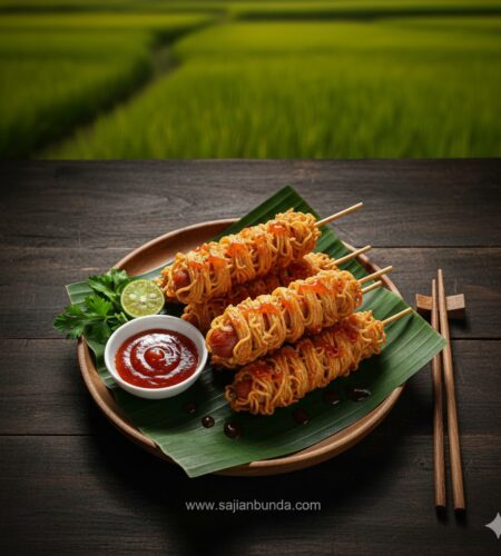 Cara Membuat Sosis Gulung Mie Lezat